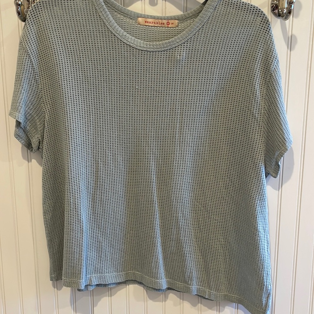 NWOT XCVI Wearables Darling Mesh Top!